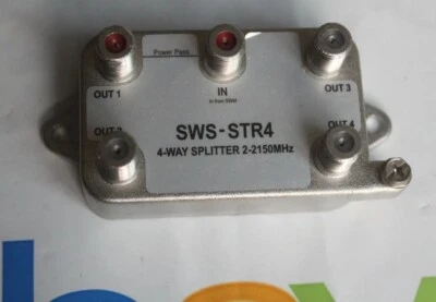 SWS-STR4 4-Way Splitter 2-2150Mhz DirecTV Power Pass In from SWM - Image 1 of 2