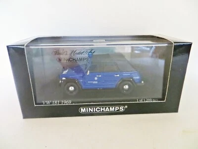 MINICHAMPS '1969 VW 181 THW"". AZUL. 1:43. Sin usar en caja/en caja. EDICIÓN LIMITADA. Foto 1 de 4