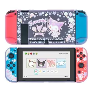 GeekShare X Sanrio Protective Case for Nintendo Switch & JoyCon Kuromi Ice Cream - Picture 1 of 7