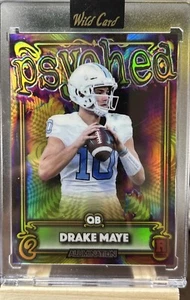 Drake Maye 2023 Wild Card Alumination Psyched /99 Rookie - Picture 1 of 2