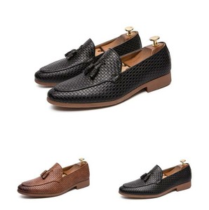 Mens Casual Tassels Leather Pumps Wedding Slip On Round Toe Party Penny Loafers