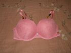 New with Tags VICTORIA?S SECRET Pink Lace Push Up Bra 34C