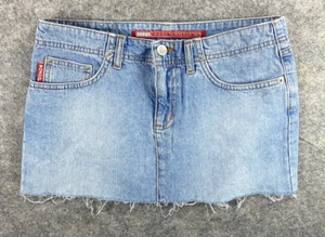 Bongo Skirt Women's Size 5 blue America's Favorite Since 1982 Mini Denim Skirt - Foto 1 di 8