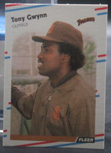 Tony Gwynn (Padres/HOF) - 1988 Fleer Glossy #585