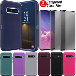 Funda protectora privacidad vidrio templado para Samsung Galaxy S10/S10+/S10e a prueba de golpes - Imagen 1 de 54