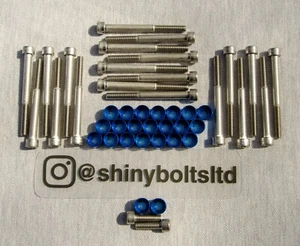 Calibra Cavalier Turbo Rocker & Plug Cover Stainless Bolt & Coloured Washer GTE - Picture 1 of 9