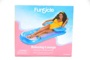 Funsicle entspannende Lounge aufblasbarer Poolschwimmer für Erwachsene NEU - Bild 1 von 5