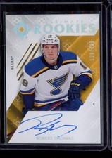 Robert Thomas 2018-19 UD Ultimate Collection 56 Rookie RC Auto /299 Blues