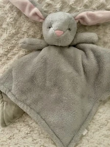 Carter's Bunny Rabbit Gray Baby Boy Lovey Security Blanket  Pink Ears Plush  - Picture 1 of 8