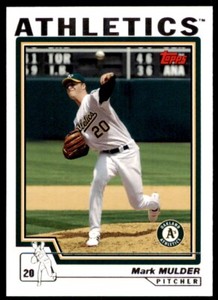 2004 TOPPS MARK MULDER OAKLAND ATHLETICS #70