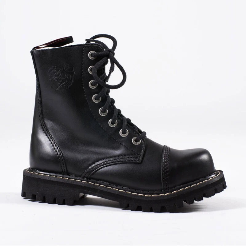 Angry Itch 8-Loch Gothic Punk Army Ranger Lederstiefel - Bild 1 von 3