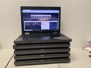 Lot (5) HP ProBook 6565b AMD A4-3310MX 2,1mtz 4GB Ram 120gb SD 15,6" Need Batt - Bild 1 von 8