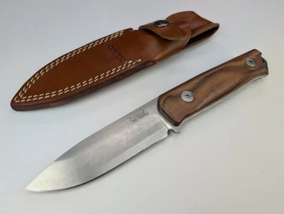 LionSteel B41 ST Bushcraft Knife - Santos Wood Handle - Sleipner Steel Blade - Image 1 of 4