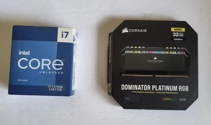 i7-13700K 13. Gen + Corsair Dominator Platinum 32GB DDR5 6200MHZ CL 36 Combo - Bild 1 von 5
