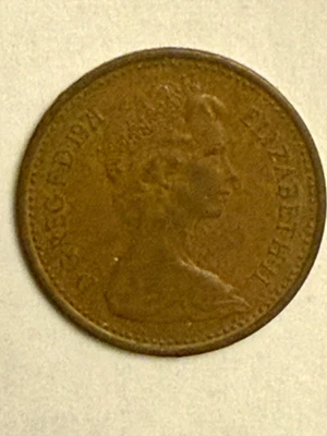 Reino Unido - 1971 británico 1/2 nuevo centavo medio centavo ¡Envío gratuito! Foto 1 de 4