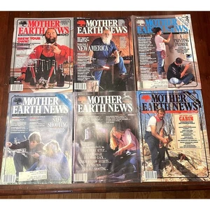 Vintage 1988 Mother Earth News Magazines Full Year Prop 1980s  - Picture 1 of 5