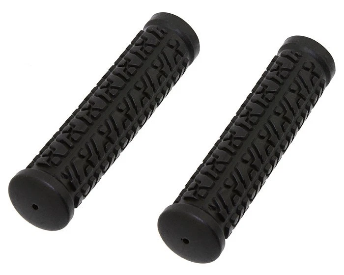 Black Textured Rubber 130mm Anti-Slip Handlebar Grips for MTB/BMX/Hybrid Bikes. - Image 1 of 1