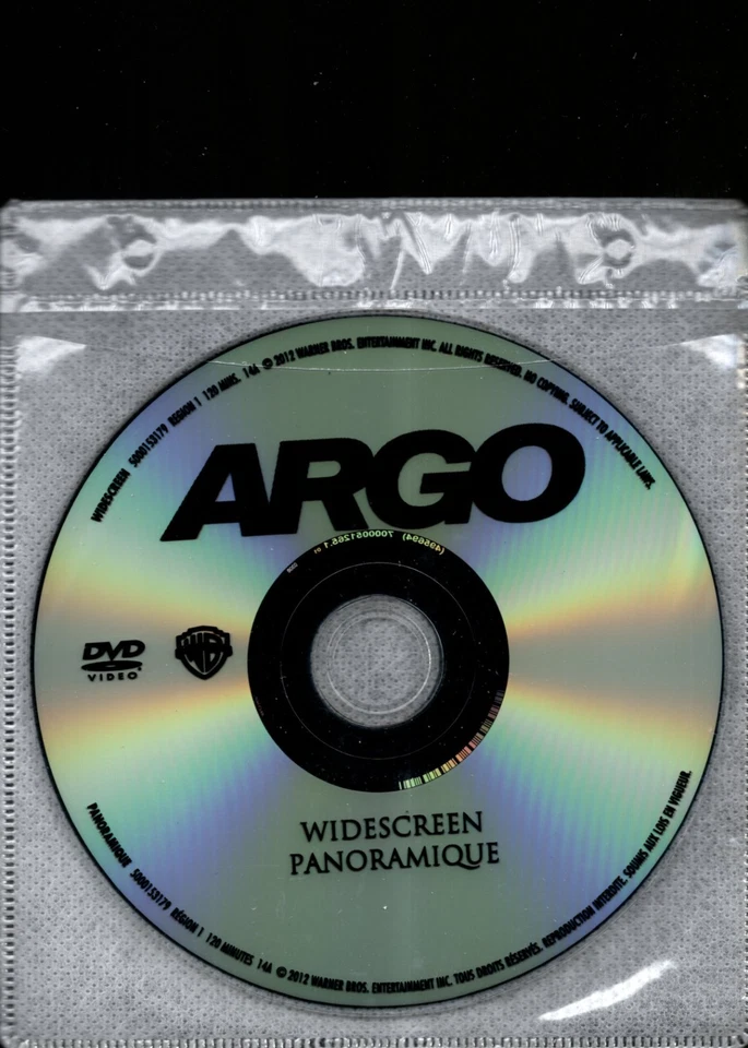 Argo (2012) ( DVD *DISC ONLY* = REGION 1 - Ben Affleck - Image 1 of 1
