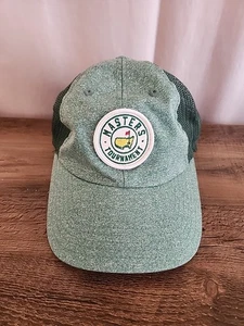 Masters Tournament Golf Mesh Snapback Mütze American Needle grün unstrukturiert  - Bild 1 von 10