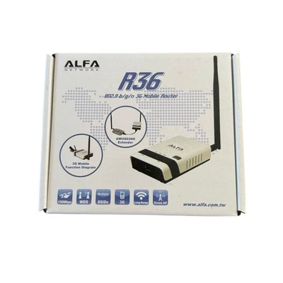 ALFA Network R36 802.11 b/g/n 3G Mobile Router NEW - Image 1 of 4