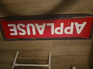 Applaus Schild Leucht Studio Publikum Vintage gebraucht im Seelenzug - Bild 1 von 5