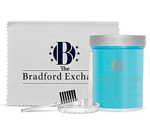 Gentle Jewelry Cleaning Kit with Polishing Cloth and Brush - Safe for all Metals - Picture 1 of 5