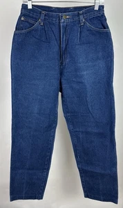 Vintage 80s Wrangler Mom Jeans Size 28 28x29 ACTUAL Relaxed Pleated High Waist - Picture 1 of 15