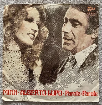 Mina, Alberto Lupo – Parole • Parole  7in Vinyl Record - Image 1 of 4