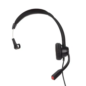 Telephone Headset Clear Comfortable Plug And Play Monaural Traffic Headset W Hot - Zdjęcie 1 z 24