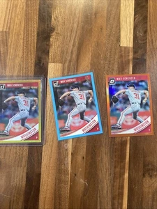 2018 Panini Donruss Max Scherzer Serial Numbered Lot - Picture 1 of 5