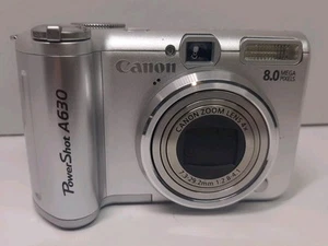 READ Canon PowerShot A630 8MP Digital Camera w/4x Zoom READ For Parts - Picture 1 of 16