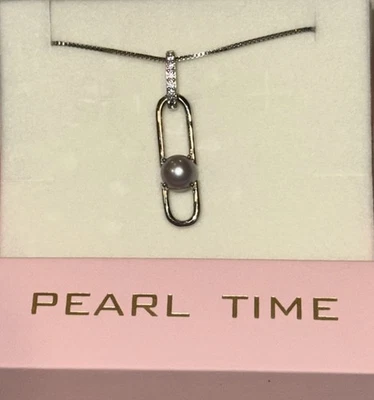 Collar de plata esterlina It’s Pearl Time IPT perlas de plata Foto 1 de 4