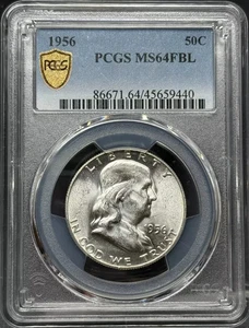 1956 Franklin Half PCGS MS-64 FBL - Picture 1 of 3