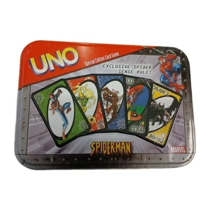 Marvel Spider-Man UNO Spider Sense Special Edition Card Game 2002 Complete Game - Picture 1 of 4
