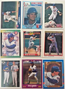 (9x) Ryne Sandberg 1988-96 Topps/UD/Donruss Vintage CUBS LOTE - SIN DUPLICADOS #1 - Imagen 1 de 2