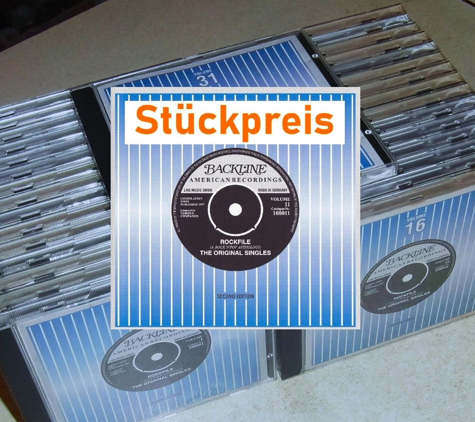 Backline American Recordings Rockfile: Original Singles 🔵 Second Edition CD EX - Bild 1 von 4