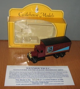 Lledo Days Gone Castlehouse DG44 SP44 Scammell 6 Wheeler Weymouth FC The Terras - Picture 1 of 4