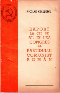 Romania, 1965, Vintage Communist Propaganda - Report of the 9th PCR Congress - Picture 1 of 10