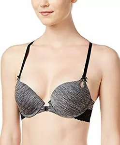 Sujetador Heidi by Heidi Klum Keyhole Racerback H212-141 Negro Gris 34C - Imagen 1 de 2