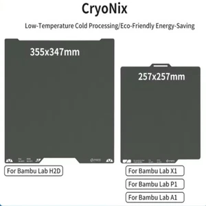 Double-sided Epoxy Resin Cold Steel Sheet Build Plate for Bambu Lab X1/P1/A1/H2D - Picture 1 of 17