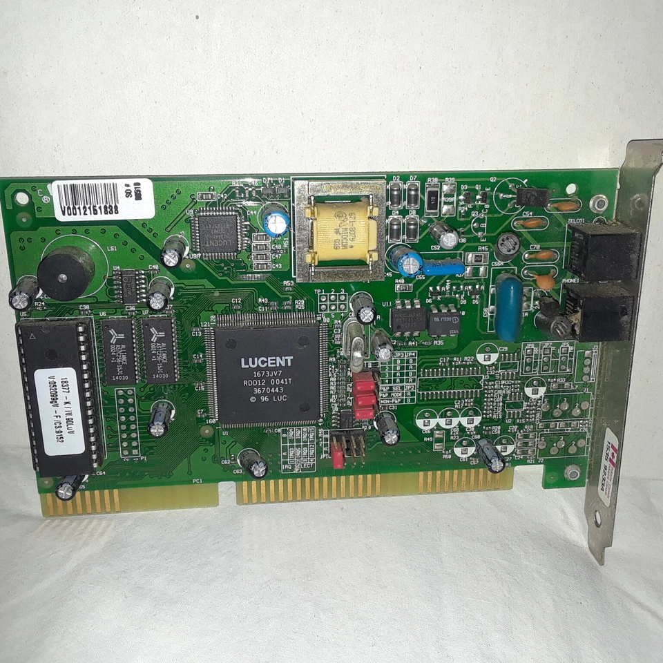 Lucent Model 1105L 56k Internal ISA Card Fax/Data Modem - Image 1 of 1