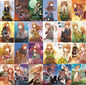 Spice and Wolf Light Novel Volumen 1-24 Juego Completo Versión Inglés-DHL EXPRESS - Imagen 1 de 10