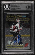 1999-00 O-Pee-Chee Chrome Martin Brodeur #PM6 BAS Certified BGS Encased Auto HOF
