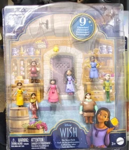 NUEVO EN CAJA Juego de Mini Muñecas Disney Wish The Teens, 8 Muñecas Posables y Figura Estrella - Imagen 1 de 7