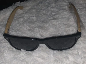 Duco ~ Sunglasses ~ Willow ~ Uv400 ~ Women ~ Bamboo Frame ~ Classic Round ~ New - Picture 1 of 7