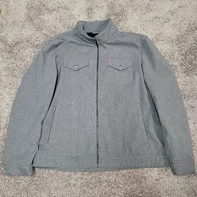 Levis Jacket Mens XXL Gray Softshell Commuter Water Resistant Work Chore Coat  - Image 1 of 4