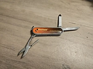 SHEFFIELD 3 IN ONE MULTI-TOOL KEYCHAIN-COMPACT AND STAINLESS STEEL - Picture 1 of 24