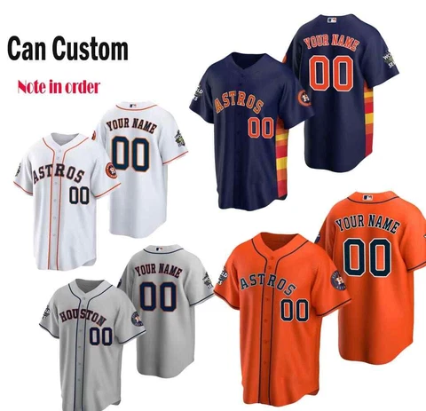 Personalized Houston Astros Custom Baseball Shirt Jsy Print Fan Made Many Colors Cover