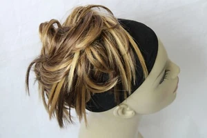 Large Messy Wavy Hairpiece Bun Elastic Scrunchie Scrunchy Chignon For Women UK - Picture 1 of 73