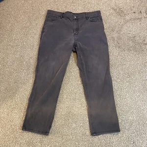 Woolrich Jeans Straight Leg Denim Men's 40x30 Stretch Comfort Flex Outdoors Gray - Picture 1 of 9